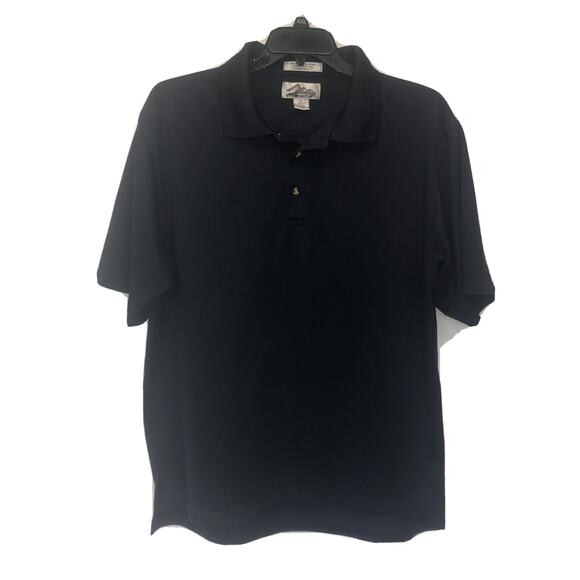 Tri Mountain Polyester XL Short Sleeve Blue Polo - Picture 1 of 6